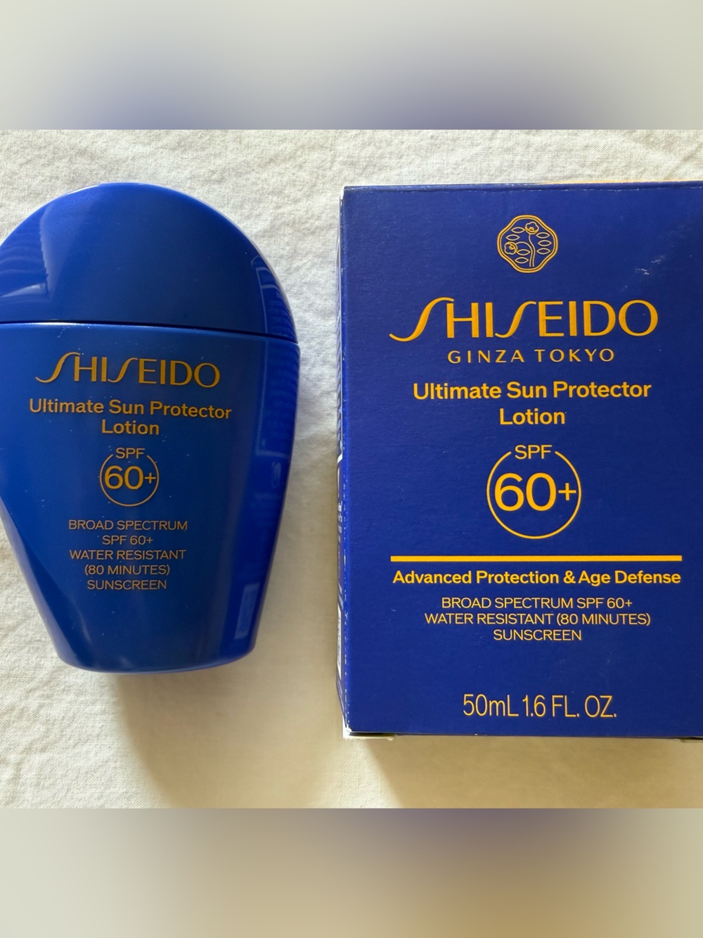Shiseido Ultimate Sun Protector Lotion SPF 60+ — Blue